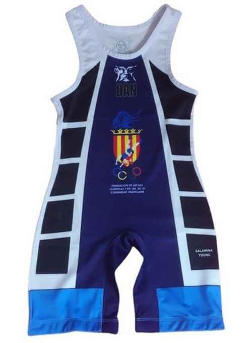 MALLOT LUCHA INFANTIL DANsports FVL SALAMINA AZUL