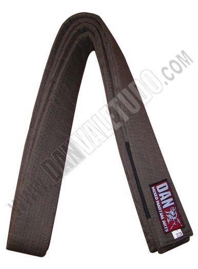 CINTURON BJJ DAN COLOR MARRON ER