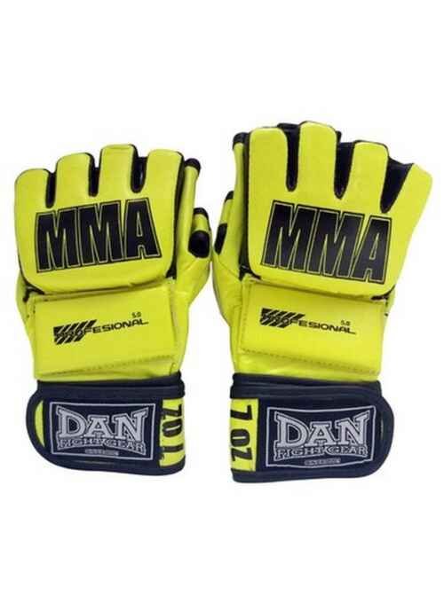 GUANTILLAS MMA DAN PROFESIONAL 5.0 AMARILLO FLUOR