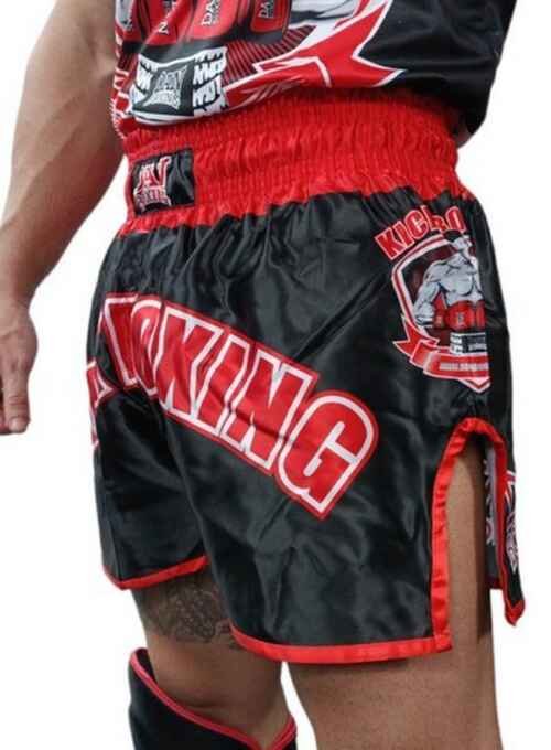 PANTALON KICK BOXING  DAN AKIO NEGRO