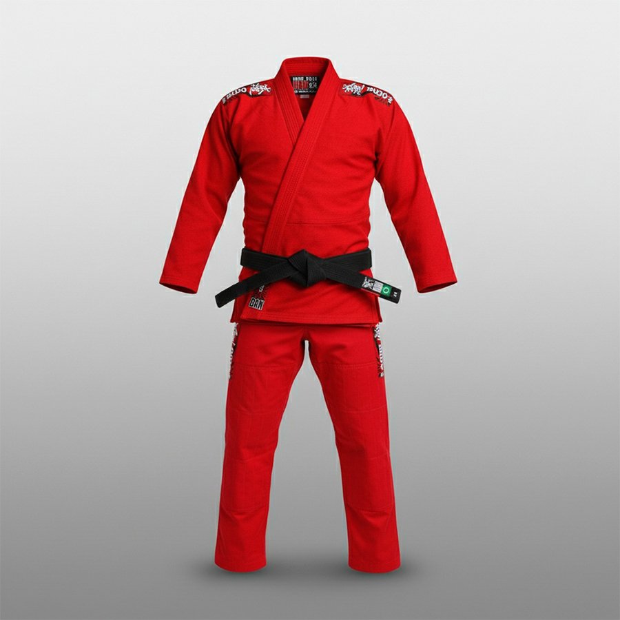 KIMONO DANvaletudo BUDO OSAKA ROJO