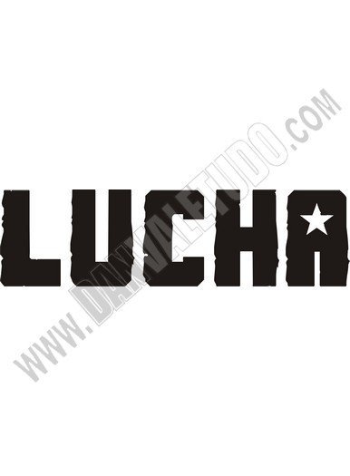 ADHESIVO LUCHA 20x5cm NEGRO