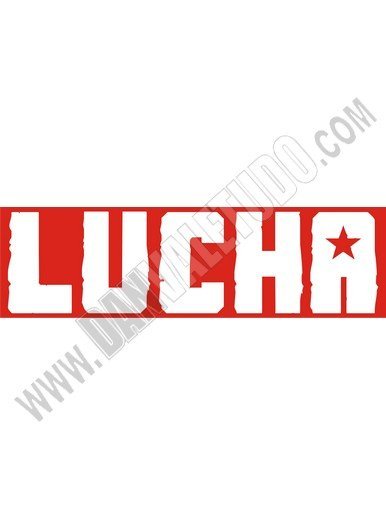 ADHESIVO LUCHA PASTILLA 20x5cm RED