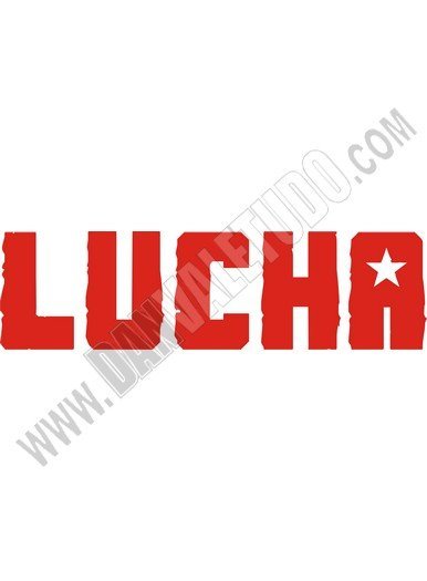 ADHESIVO LUCHA 20x5cm RED