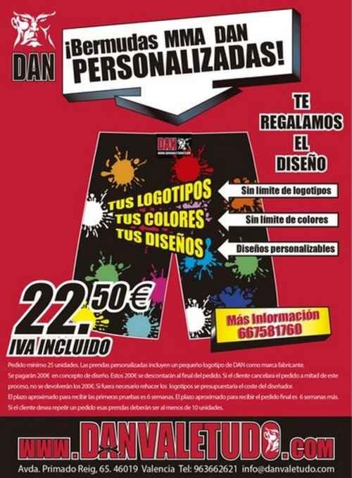BERMUDAS PERSONALIZADAS DAN