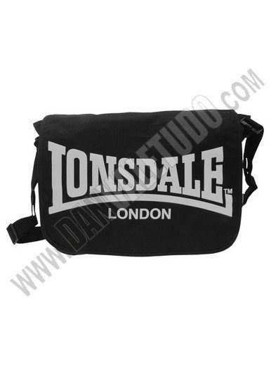 BOLSO LONSDALE MESSENGER NEGRO - Imagen 2