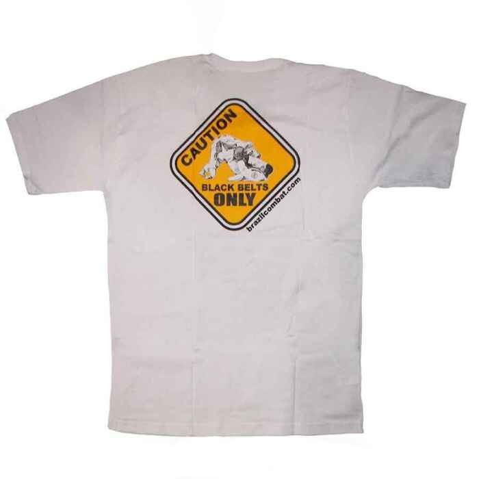 CAMISETA BRAZIL COMBAT CAUTION BLANCO - Imagen 2