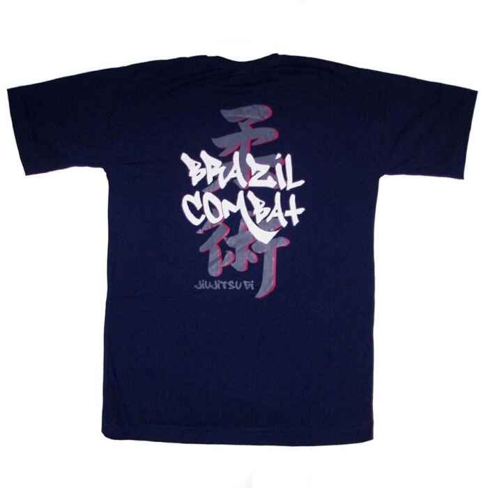 CAMISETA BRAZIL COMBAT JIUJITSU GI AZUL - Imagen 2