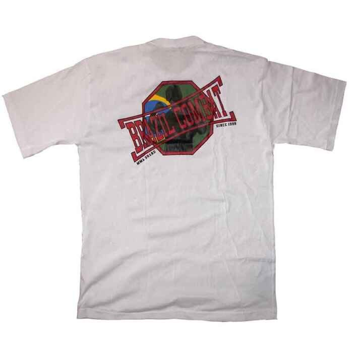 CAMISETA BRAZIL COMBAT MMA BLANCO - Imagen 2