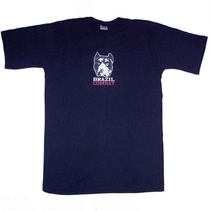 CAMISETA BRAZIL COMBAT PITBULL AZUL