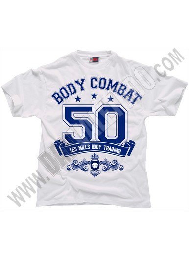 CAMISETA DAN BODY COMBAT 50 BLUE