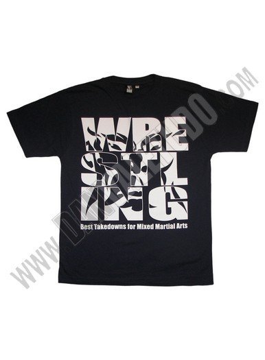 CAMISETA DAN WRESTLING DARK BLUE/BLANCO