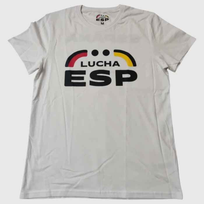 CAMISETA LUCHA ESP MERCHANDISING BLANCO