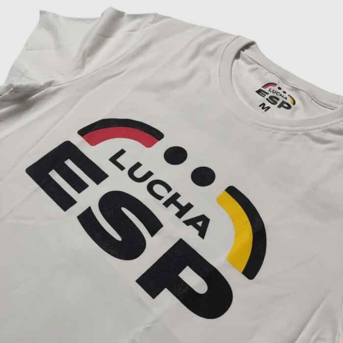 CAMISETA LUCHA ESP MERCHANDISING BLANCO - Imagen 2