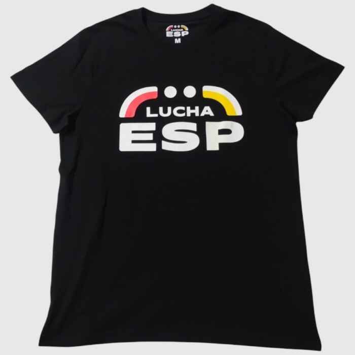 CAMISETA LUCHA ESP MERCHANDISING NEGRO