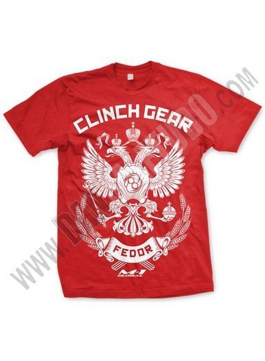 CAMISETA CLINCH GEAR FEDOR STRIKEFORCE WALKOUT RED