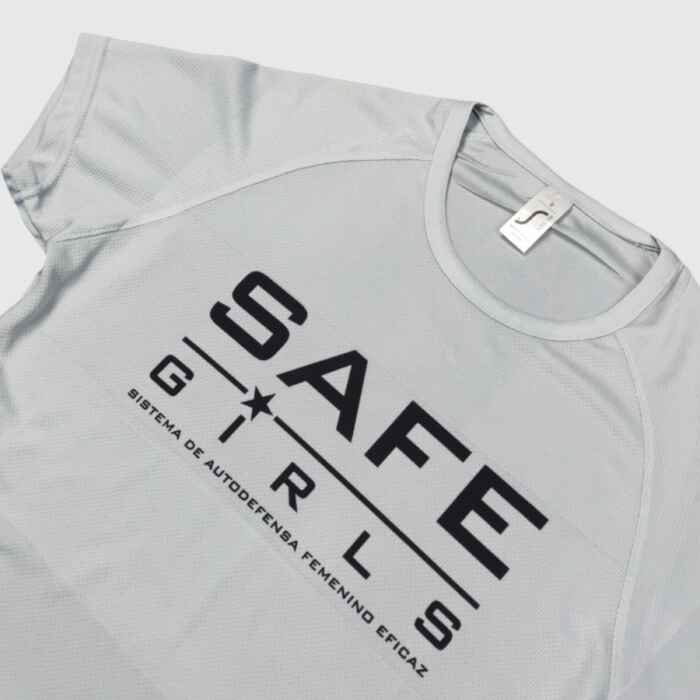 CAMISETA SAFE GIRLS DRY FIT GRIS - Imagen 3