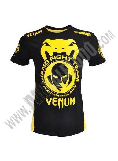 CAMISETA VENUM WAND TEAM SHOCKWAVE NEGRO&YELLOW