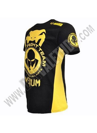CAMISETA VENUM WAND TEAM SHOCKWAVE NEGRO&YELLOW - Imagen 2