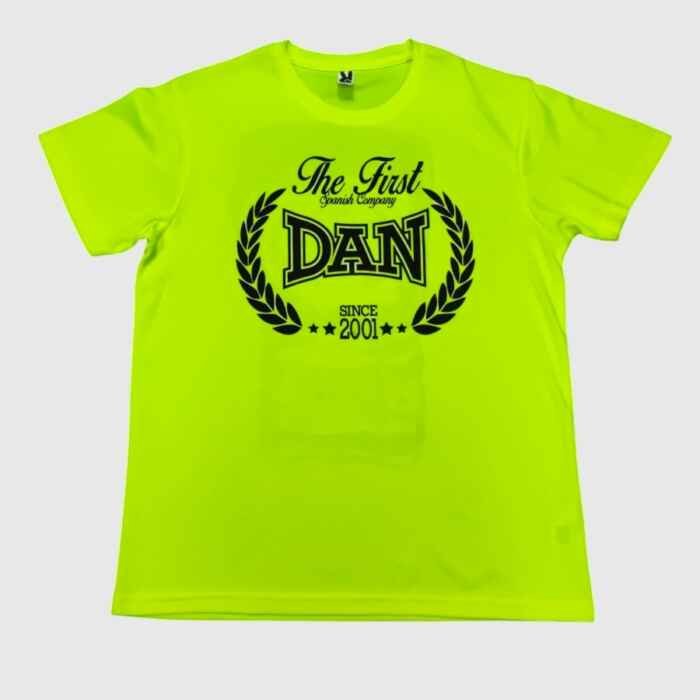 CAMISETA DANboxing GLOVE DRYFIT AMARILLO FLUOR