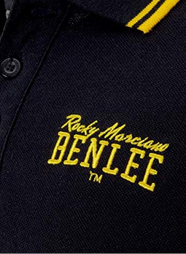 POLO BENLEE KNUCKLES BLACK - Imagen 2