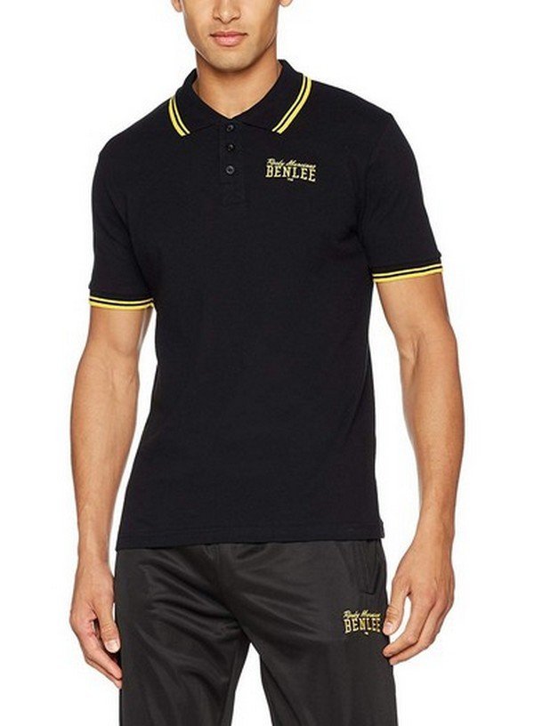 POLO BENLEE KNUCKLES BLACK - Imagen 3