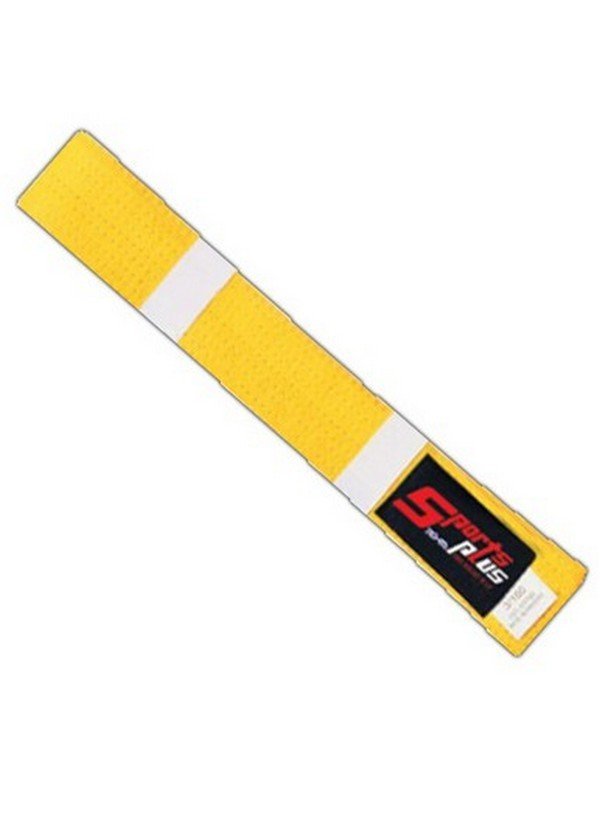 CINTURON ADULTO SPORT PLUS COLOR AMARILLO 285cm