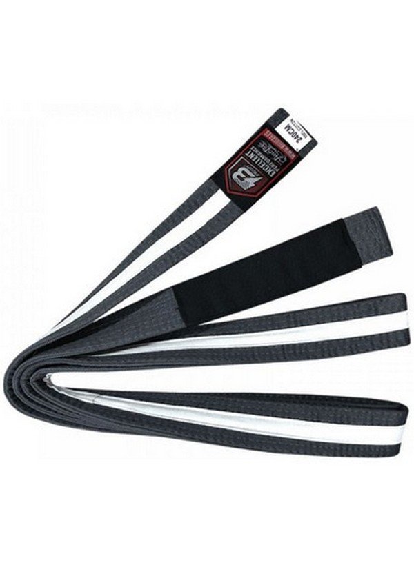 CINTURON BJJ SPORT PLUS INFANTIL IBJJF BICOLOR - Imagen 2