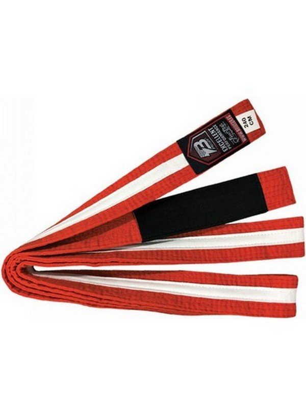 CINTURON BJJ SPORT PLUS INFANTIL IBJJF BICOLOR - Imagen 11