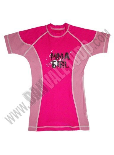 CAMISETA ELASTICA BRUISER MMA GIRL PINK