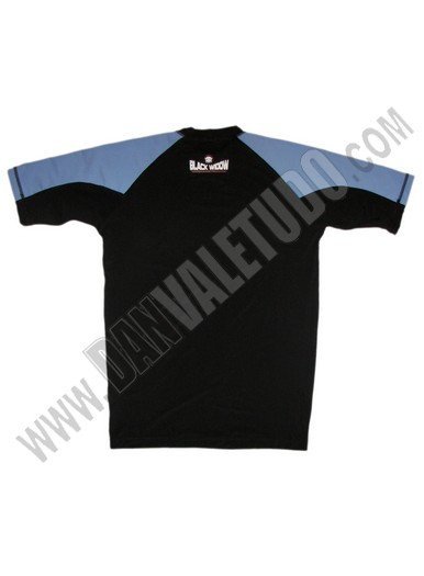 CAMISETA ELASTICA NEGRO WIDOW FIGHTERS NEGRO/BLUE - Imagen 2