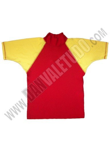 CAMISETA ELASTICA NEGRO WIDOW RED&YELLOW - Imagen 2