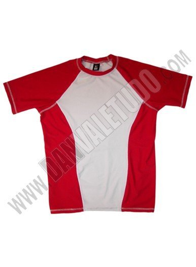 CAMISETA ELASTICA DAN COMPETITION RED&BLANCO