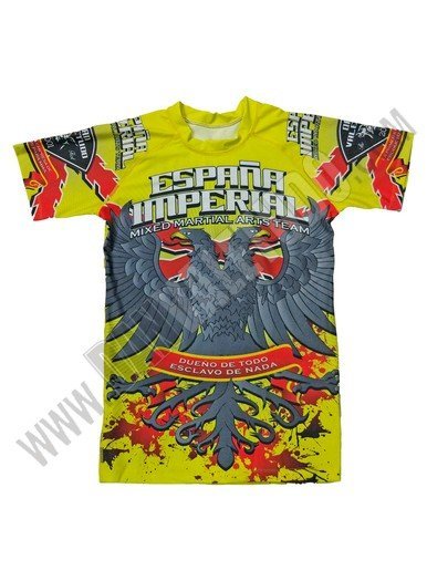 CAMISETA ELASTICA DAN ESPAÑA IMPERIAL BLOODY AMARILLO