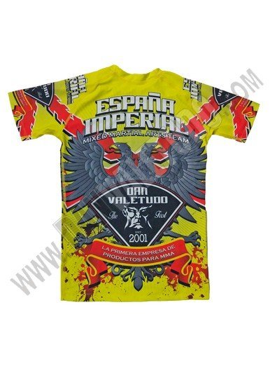 CAMISETA ELASTICA DAN ESPAÑA IMPERIAL BLOODY AMARILLO - Imagen 2