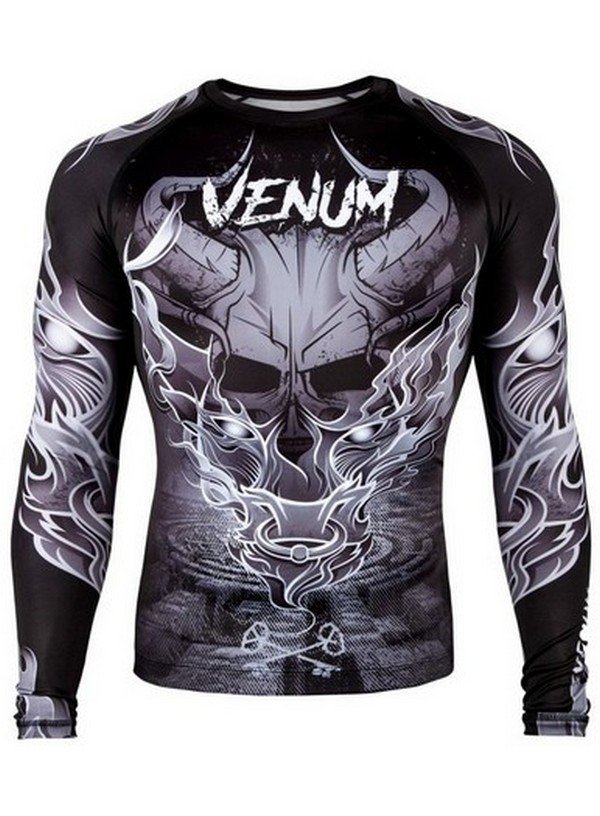 CAMISETA ELASTICA VENUM MINOTAURUS NEGRO/BLANCO