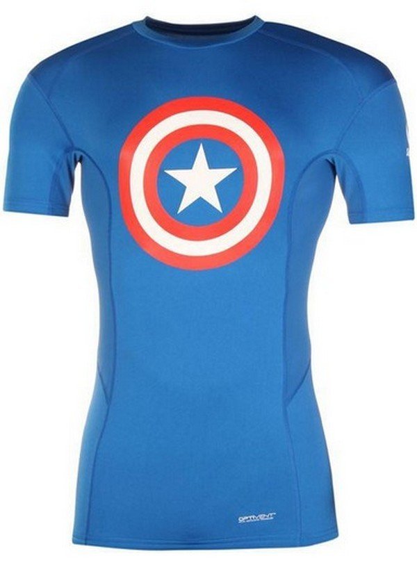 CAMISETA ELASTICA CAPITAN AMERICA
