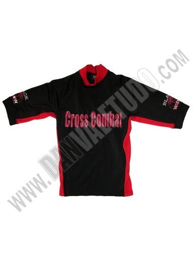 CAMISETA ELASTICA NEGRO WIDOW CROSS COMBAT - Imagen 2