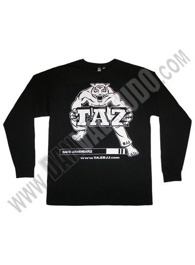 CAMISETA MANGA LARGA DAN TAZ NEGRO