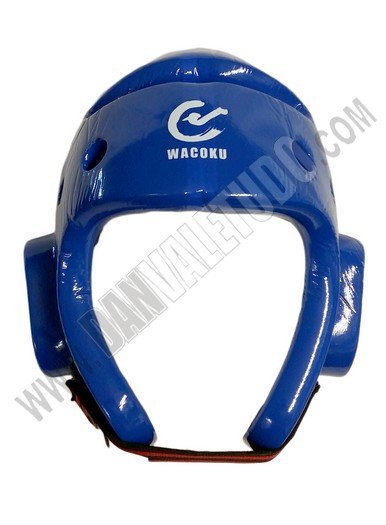 CASCO TAEKWONDO WACOKU WTF HOMOLOGADO AZUL
