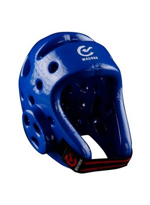 CASCO TAEKWONDO WACOKU WTF HOMOLOGADO AZUL - Imagen 3