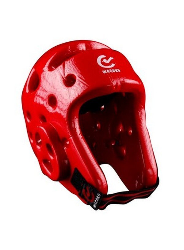 CASCO TAEKWONDO WACOKU WTF HOMOLOGADO ROJO - Imagen 3