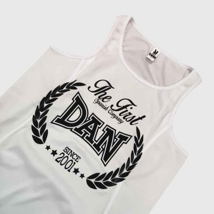 CAMISETA TIRANTES DAN GLOVE BLANCA - Imagen 3