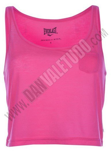 CAMISETA EVERLAST TIRANTES FEMENINA CROP PINK