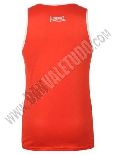 CAMISETA TIRANTES LONSDALE BOXING ROJO/BLANCO 63202561 - Imagen 3