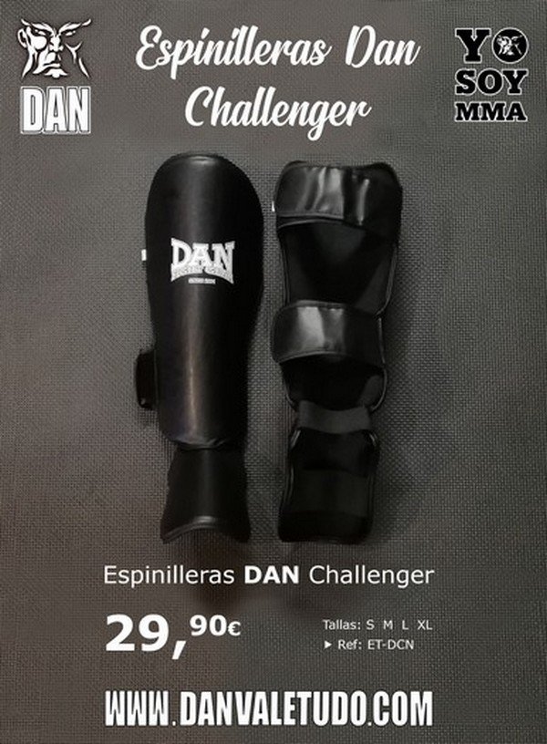 ESPINILLERAS EMPEINE DAN CHALLENGER NEGRO PG - Imagen 5