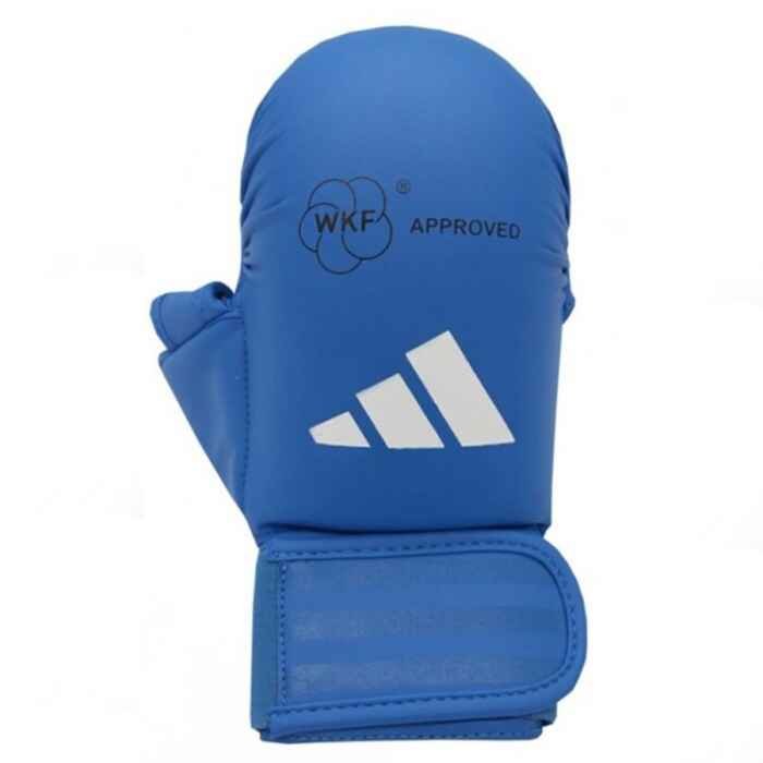 GUANTILLAS KARATE ADIDAS AZUL CON PULGAR - Imagen 2