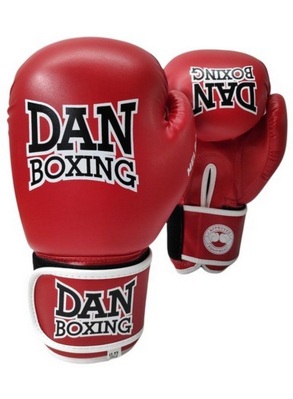 GUANTES DAN BOXING MELBOURNE AMATEUR ROJO