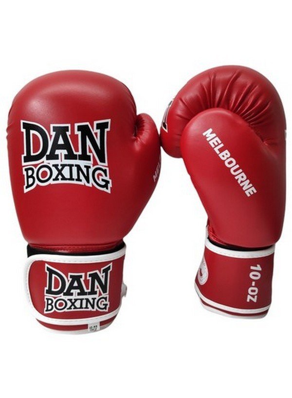 GUANTES DAN BOXING MELBOURNE AMATEUR ROJO - Imagen 2