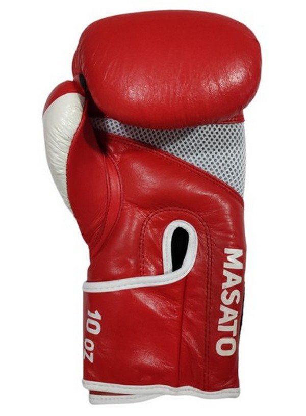 GUANTES DAN BOXING MASATO PIEL ROJO/BLANCO - DANvaletudo Primera tienda ...
